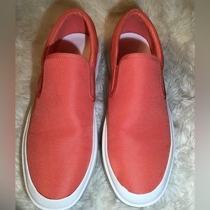 BP msrolly coral slip on sneakers size 9